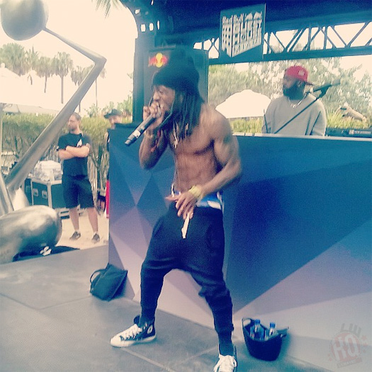 Lil Wayne Reunites With Mannie Fresh On Stage At Red Bull Guest House 2015