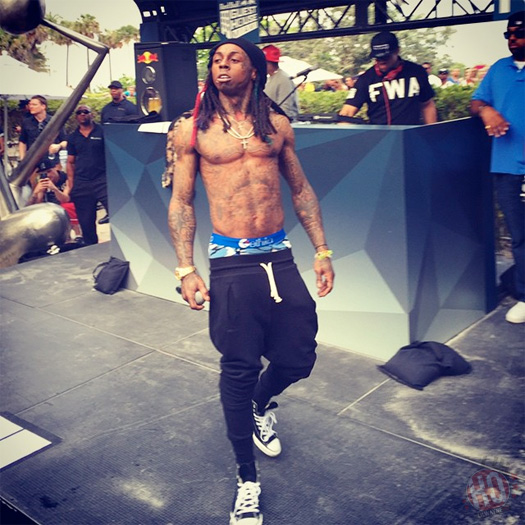 Lil Wayne Reunites With Mannie Fresh On Stage At Red Bull Guest House 2015