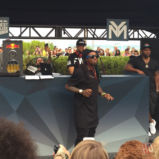 Lil Wayne Reunites With Mannie Fresh On Stage At Red Bull Guest House 2015