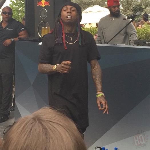 Lil Wayne Reunites With Mannie Fresh On Stage At Red Bull Guest House 2015