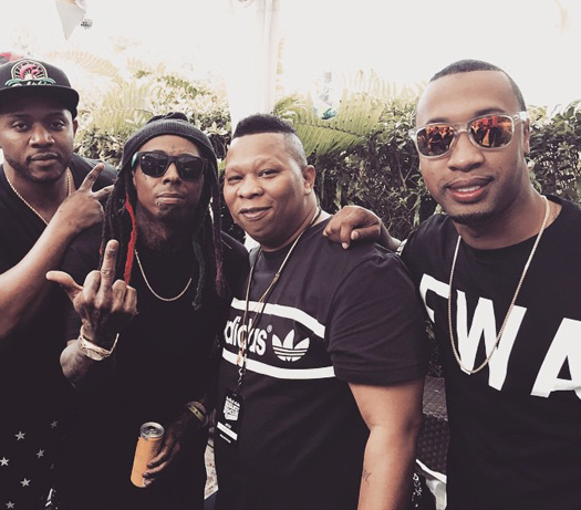 Lil Wayne Reunites With Mannie Fresh On Stage At Red Bull Guest House 2015