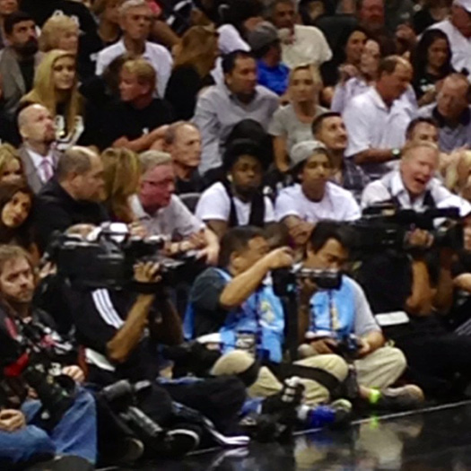Lil Wayne Attends San Antonio Spurs vs Miami Heat Game In Texas