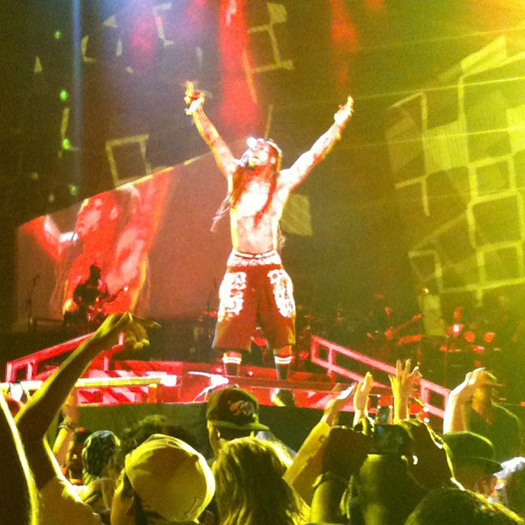 Lil Wayne Performs Live In San Diego On Americas Most Wanted Tour