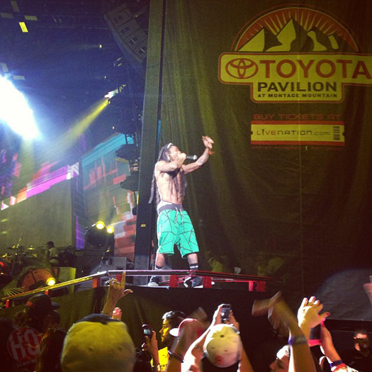 Lil Wayne Performs Live In Scranton On Americas Most Wanted Tour