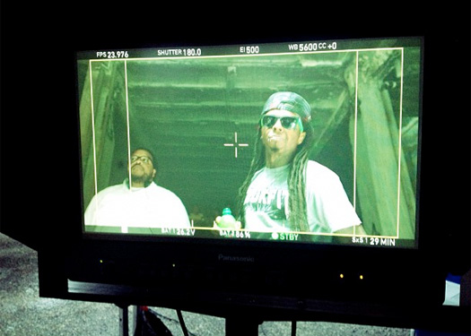 Lil Wayne Shoots DEWeezy Commercial