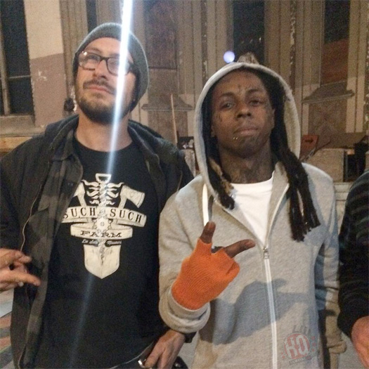 Lil Wayne Hits Up Sk8 Liborius In St Louis, Missouri For A Skating Session