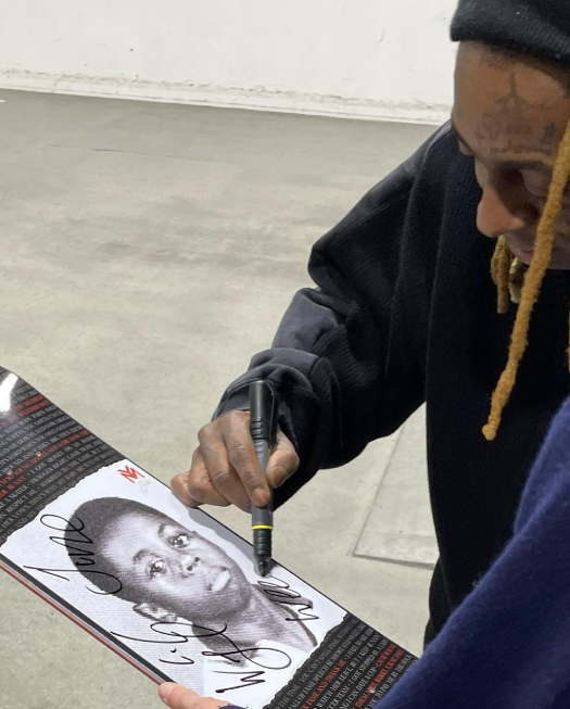 Lil Wayne Skate Squad Gift Him With His First Ever Signature Skateboard For Turning Pro