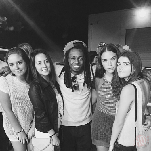 Lil Wayne Has A Skating Session With Nyjah Huston In California, Takes Photos With Fans