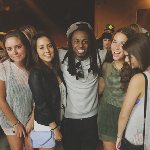 Lil Wayne Has A Skating Session With Nyjah Huston In California, Takes Photos With Fans