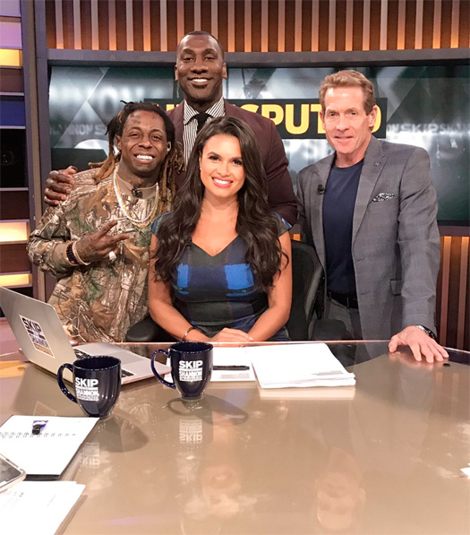 Lil Wayne Appears On Skip And Shannon UNDISPUTED, Talks Green Bay Packers, Kyrie Irving, New Orleans Saints, Atlanta Falcons & More