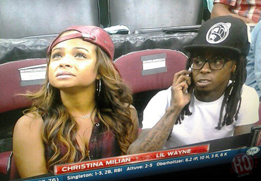 Lil Wayne Skips 2014 MTV VMAs, Attends SLS Championship With Christina Milian