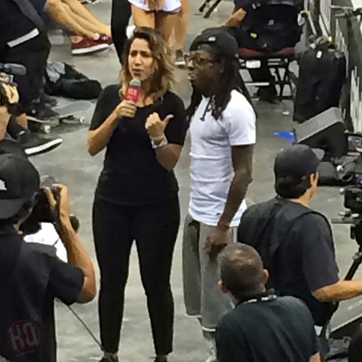 Lil Wayne Skips 2014 MTV VMAs, Attends SLS Championship With Christina Milian