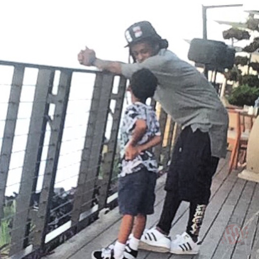 Lil Wayne Takes His Son Cameron Carter To Japanese Restaurant Nobu Malibu For His 6th Birthday