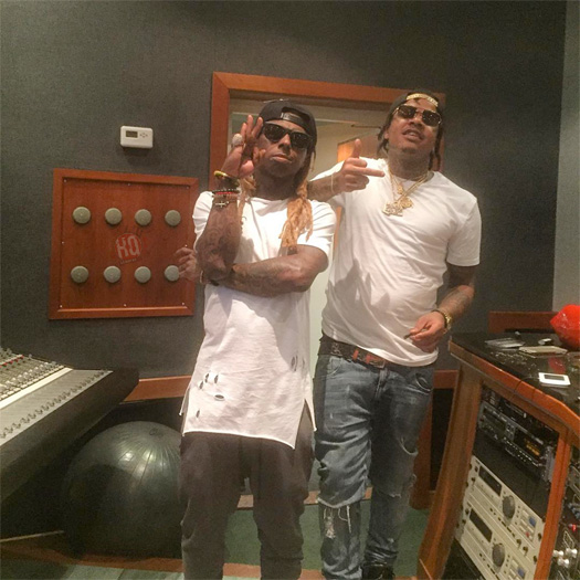 Lil Wayne & SosaMann Hit Up The Studio To Work On New Music