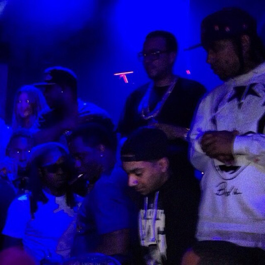 Lil Wayne Parties At STORY Nightclub With Jay-Z, Drake, Flow, French Montana & More