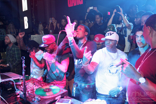 Lil Wayne Attends STORY Nightclub With Meek Mill, Rick Ross & More