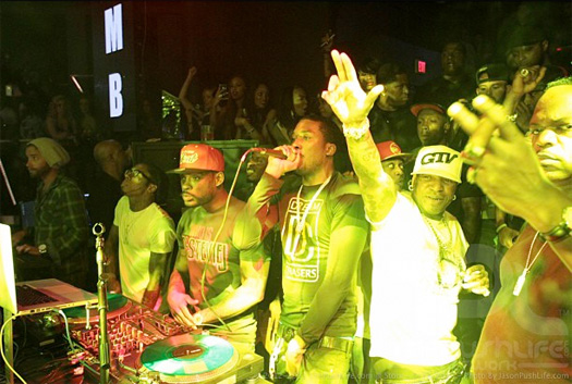 Lil Wayne Attends STORY Nightclub With Meek Mill, Rick Ross & More