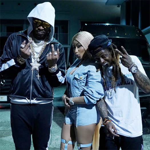 Lil Wayne Parties At STORY Nightclub With Drake, Nicki Minaj, Future, Dave East & More