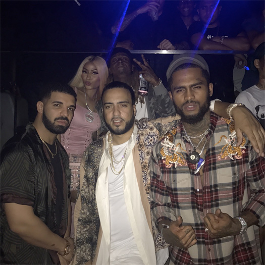 Lil Wayne Parties At STORY Nightclub With Drake, Nicki Minaj, Future, Dave East & More