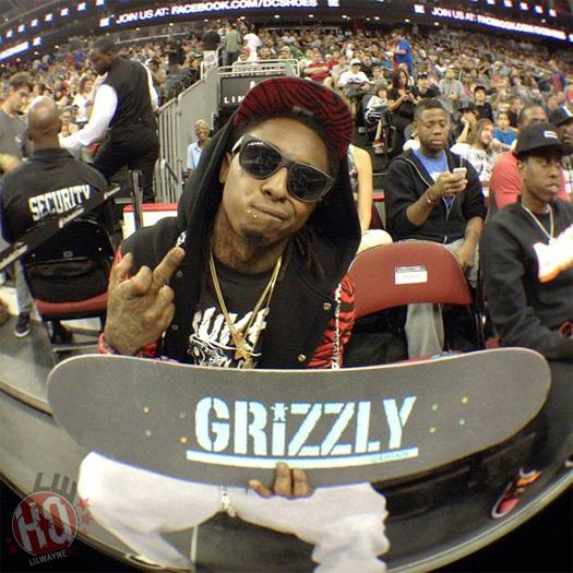 Lil Wayne Attends 2012 Street League Championships In New Jersey