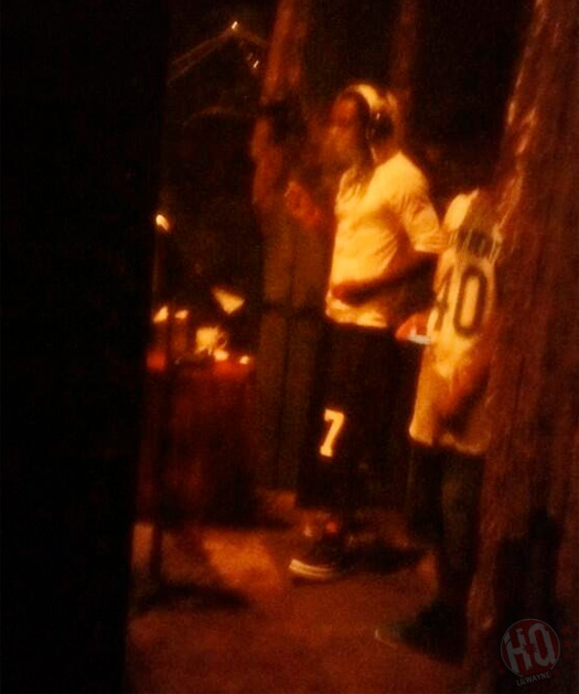 Lil Wayne Hits The Studio With MellowHype