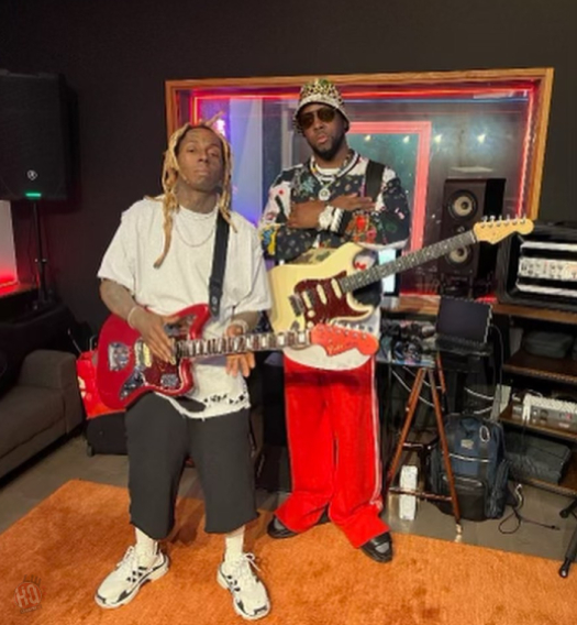 Lil Wayne Hits Up The Studio With Wyclef Jean To Work On New Music
