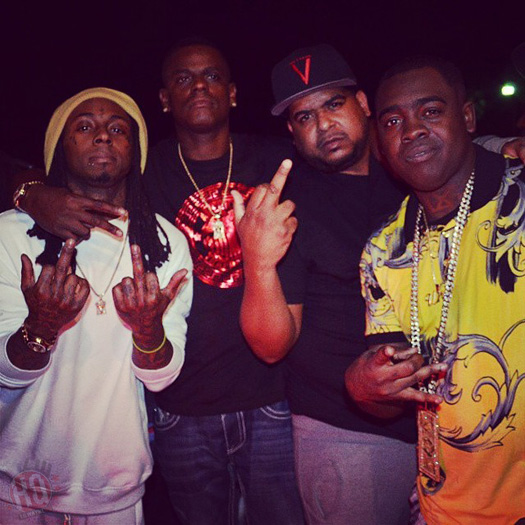 Lil Wayne Hits Up Tease Gentlemen Club To Celebrate Kidd Kidd Birthday