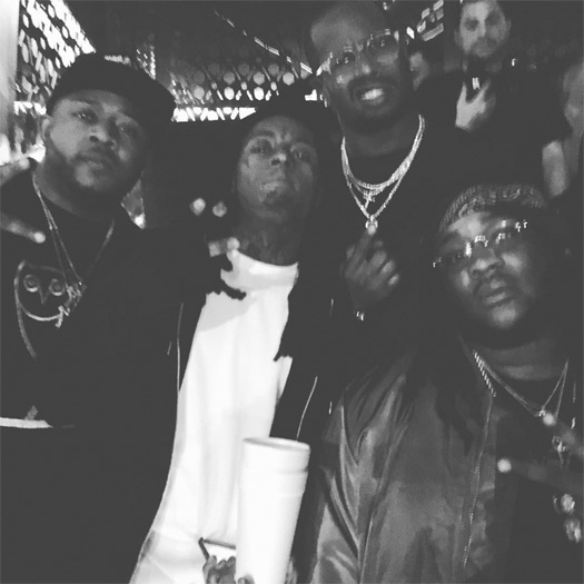 Lil Wayne Hits Up The Grand Nightclub In San Francisco With Super Bowl 50 MVP Winner Von Miller