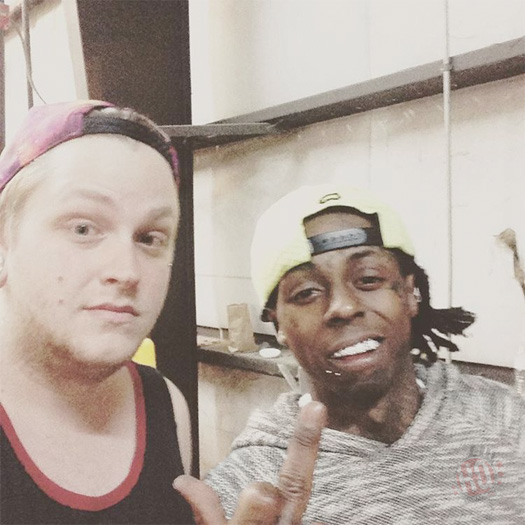 Lil Wayne Hits Up The Grind Indoor Skate Park In Douglasville For A Skateboarding Session