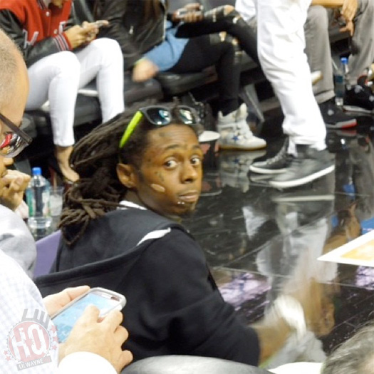 Lil Wayne Told To Leave Miami Heat vs Los Angeles Lakers Game