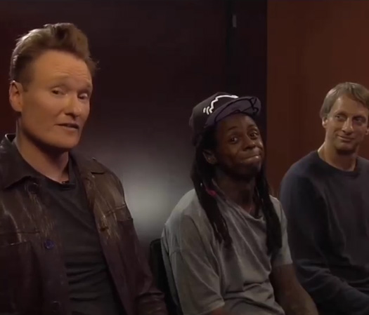 Lil Wayne & Tony Hawk To Be Special Guests On Conan OBrien Clueless Gamer Segment