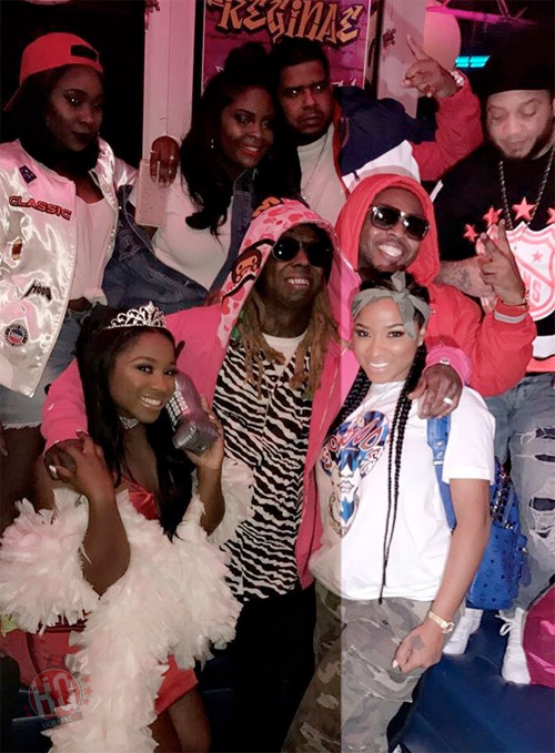 Lil Wayne & Toya Wright Throw A 90s Themed Birthday Bash For Their Daughter Reginae 18th Birthday