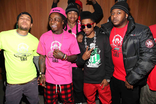 Pictures Of Lil Wayne Celebrating His TRUKFIT Clothing Line In New York City