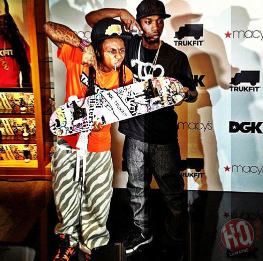 Lil Wayne Launches TRUKFIT Clothing Line In Macys