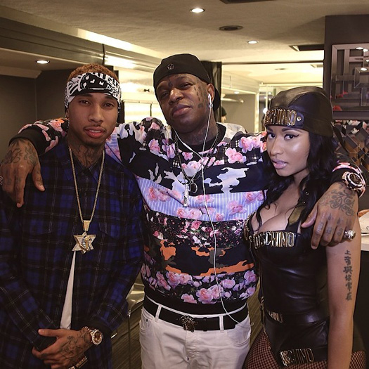 Lil Wayne, Tyga & Nicki Minaj Shoot Senile Music Video