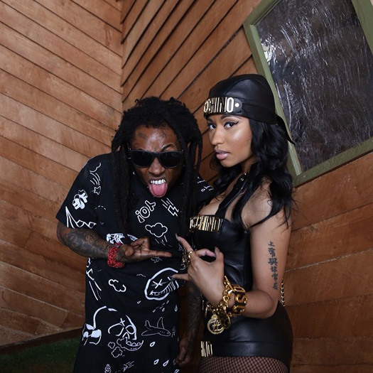 Lil Wayne, Tyga & Nicki Minaj Shoot Senile Music Video