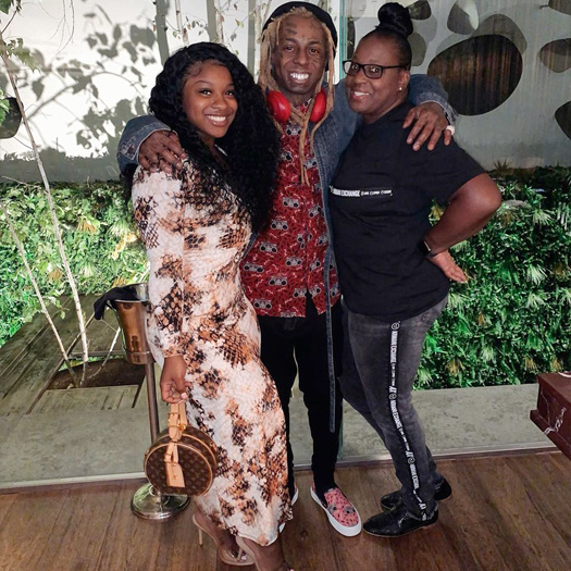 Lil Wayne Goes On Vacation To Barcelona, Spain With His Mother, Daughter & Her Friend