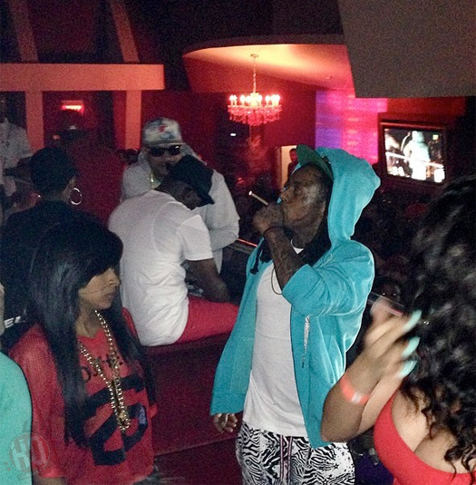 Lil Wayne Attends The Velvet Room In Chamblee Georgia