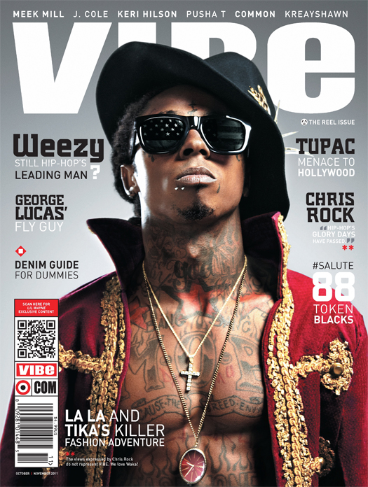 Lil Wayne Covers VIBE Magazines October-November Issue