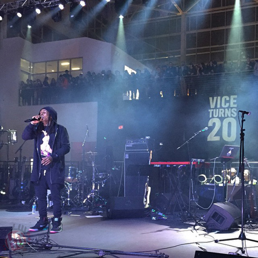 Lil Wayne Performs At VICE 20th Birthday Bash In Brooklyn New York