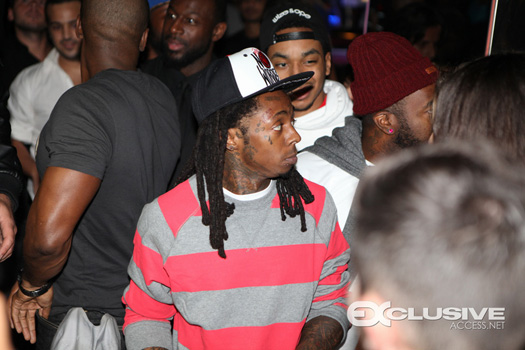 Lil Wayne Attends VIP ROOM In Paris France For His European Tour After-Party