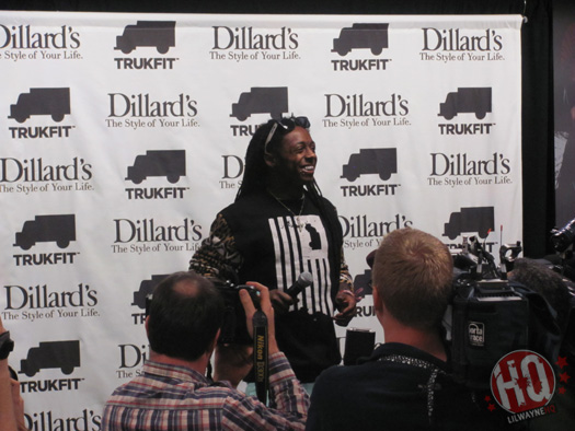 Lil Wayne Visits Dillards Store In Louisville To Promote His TRUKFIT Clothing Line