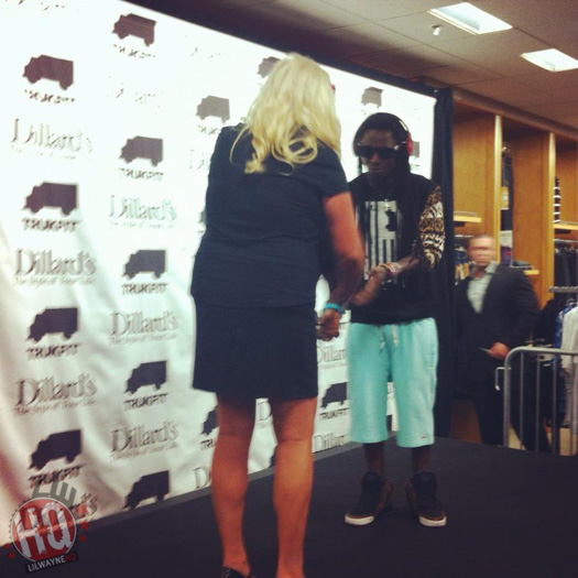 Lil Wayne Visits Dillards Store In Louisville To Promote His TRUKFIT Clothing Line