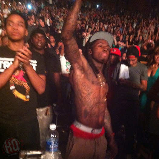 Lil Wayne Stands In The Crowd Watching The Weeknd S Concert In Miami Pictures