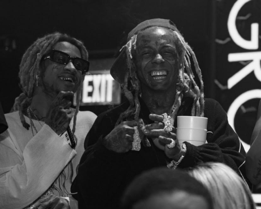 Lil Wayne Welcomes New Signee Mellow Rackz To Young Money At LIV In Miami