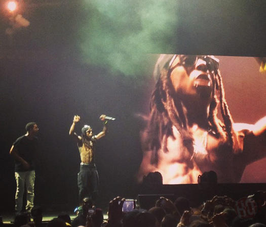 Lil Wayne & Drake Perform Live In West Palm Beach Florida On Their Joint Tour