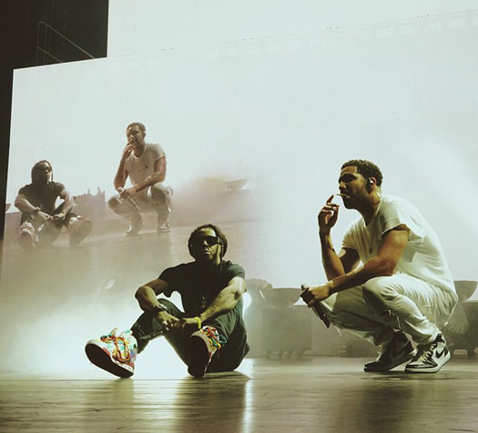 Lil Wayne & Drake Perform Live In West Palm Beach Florida On Their Joint Tour