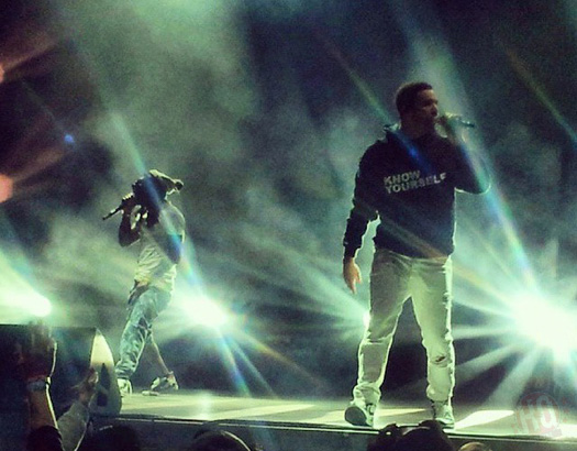 Lil Wayne & Drake Perform Live In West Valley City Utah On Their Joint Tour