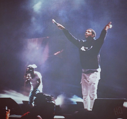 Lil Wayne & Drake Perform Live In West Valley City Utah On Their Joint Tour