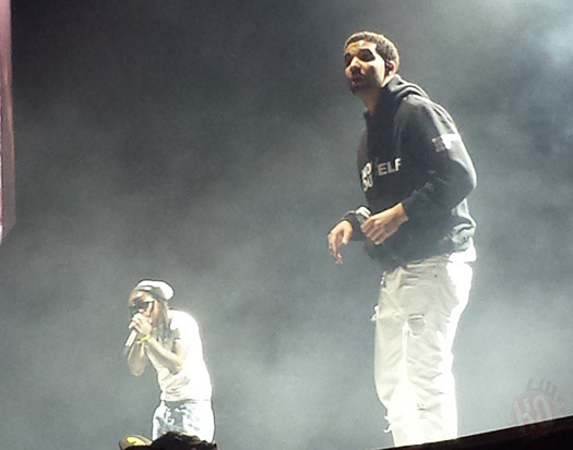 Lil Wayne & Drake Perform Live In West Valley City Utah On Their Joint Tour